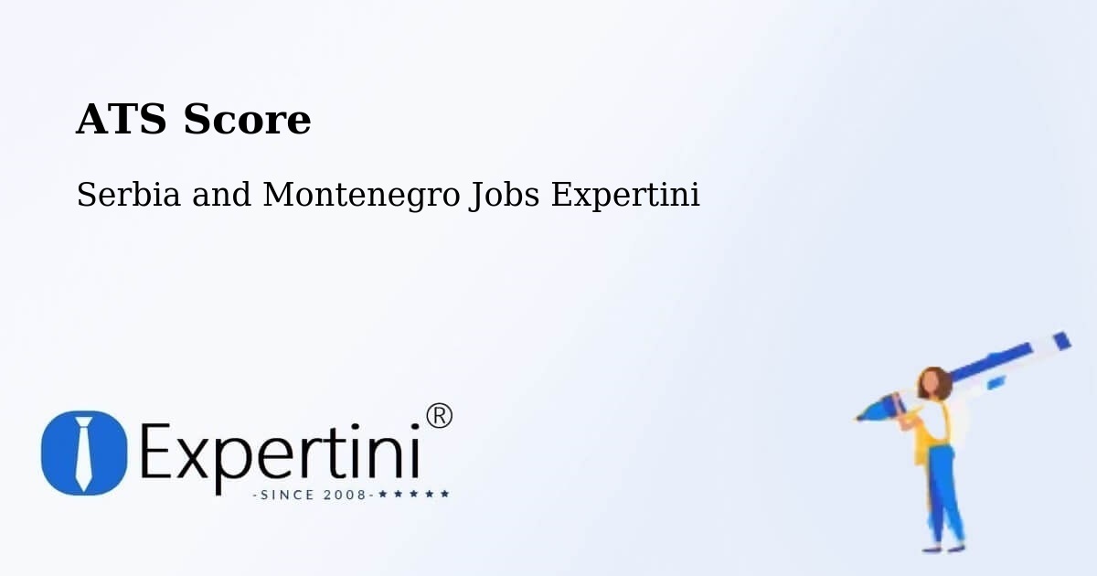 Resume ATS Score & Job Description Match Tool – North Perth - Serbia and Montenegro Jobs Expertini
