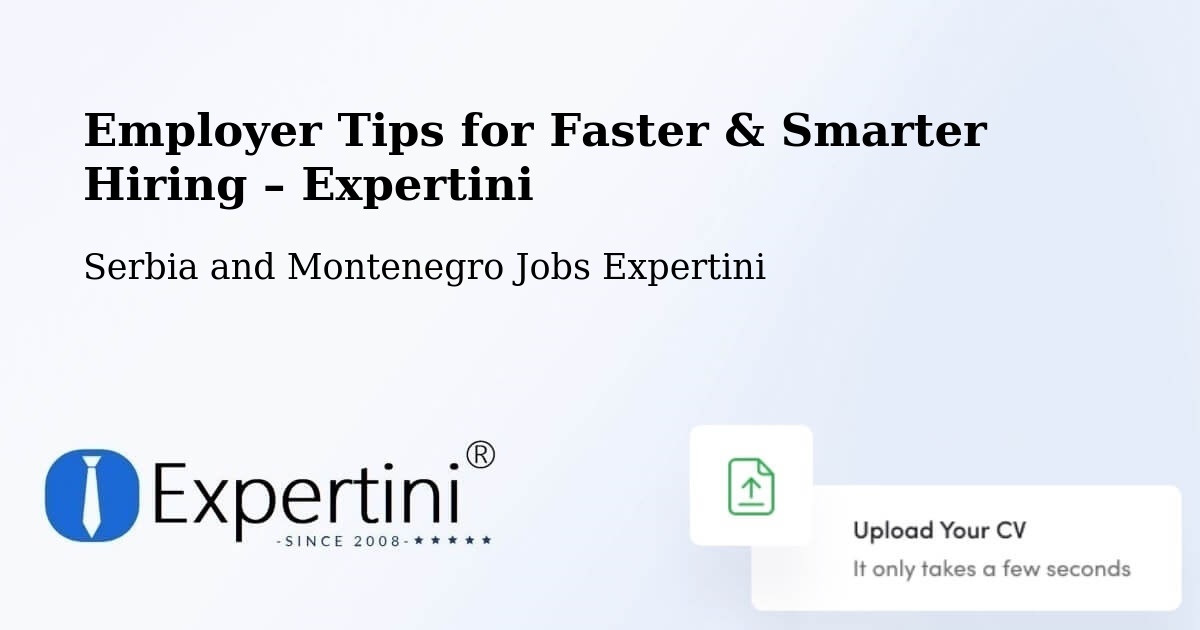 Employer Tips for Hiring & Recruitment – North Perth - North Perth, Serbia and Montenegro Jobs Expertini
