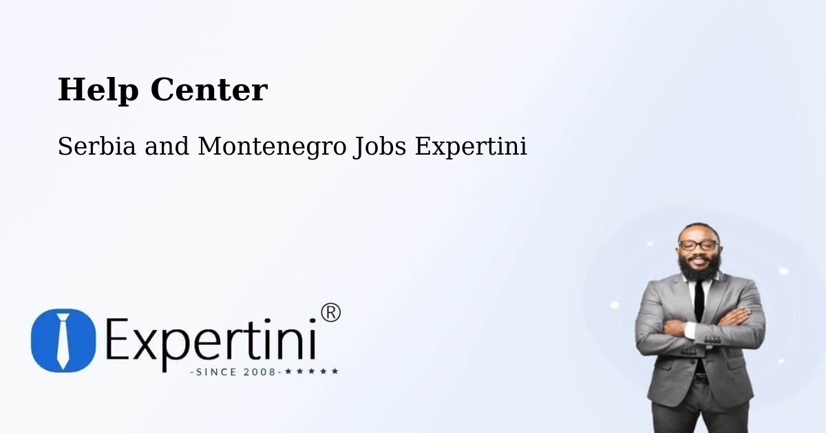 Help Center – North Perth - Serbia and Montenegro Jobs Expertini