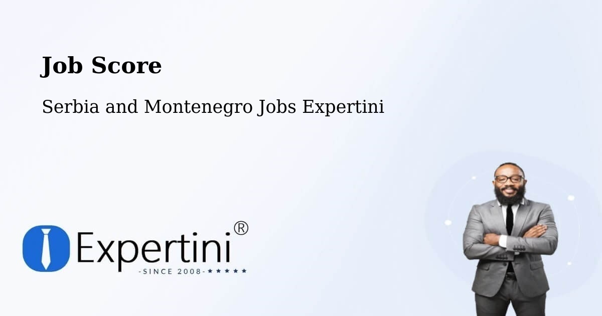 Job Score & Job Description Score Tool – North Perth - Serbia and Montenegro Jobs Expertini