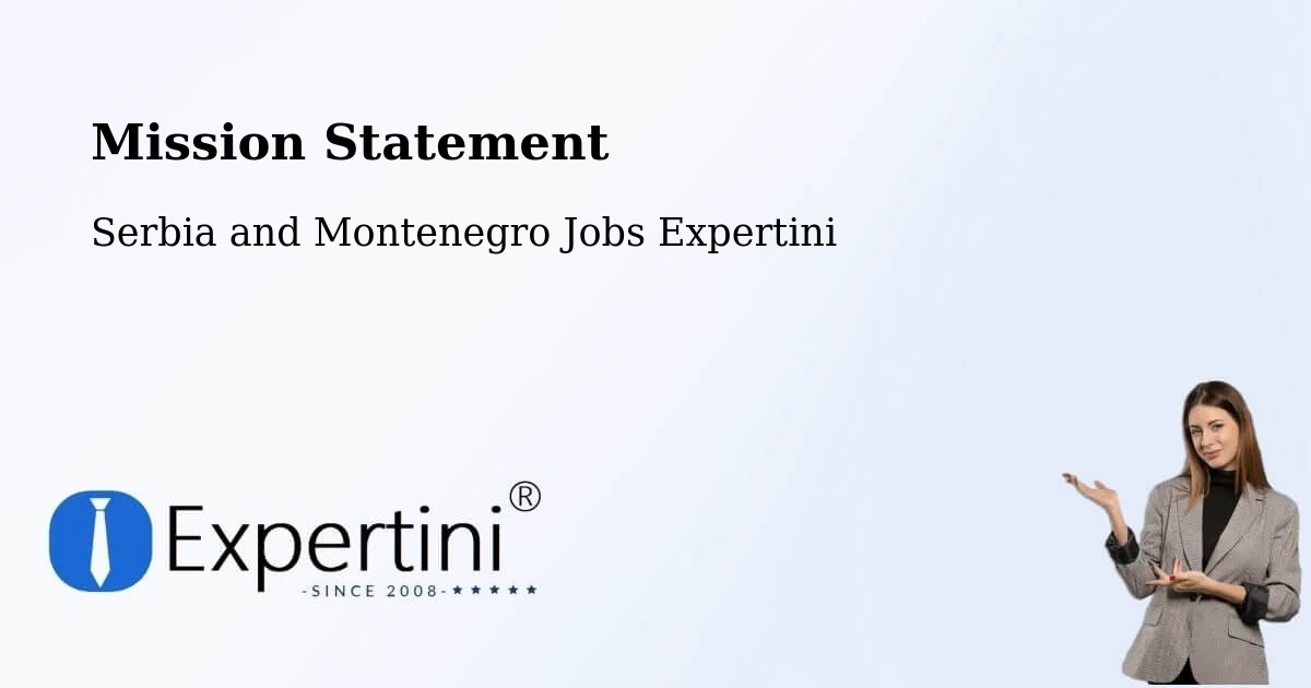 Corporate Mission – North Perth - Serbia and Montenegro Jobs Expertini