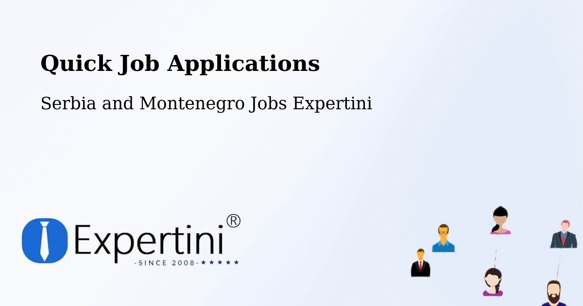 Quick Apply Feature – North Perth - Serbia and Montenegro Jobs Expertini